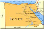 Map Egypt  Egypt map  Map of Egypt